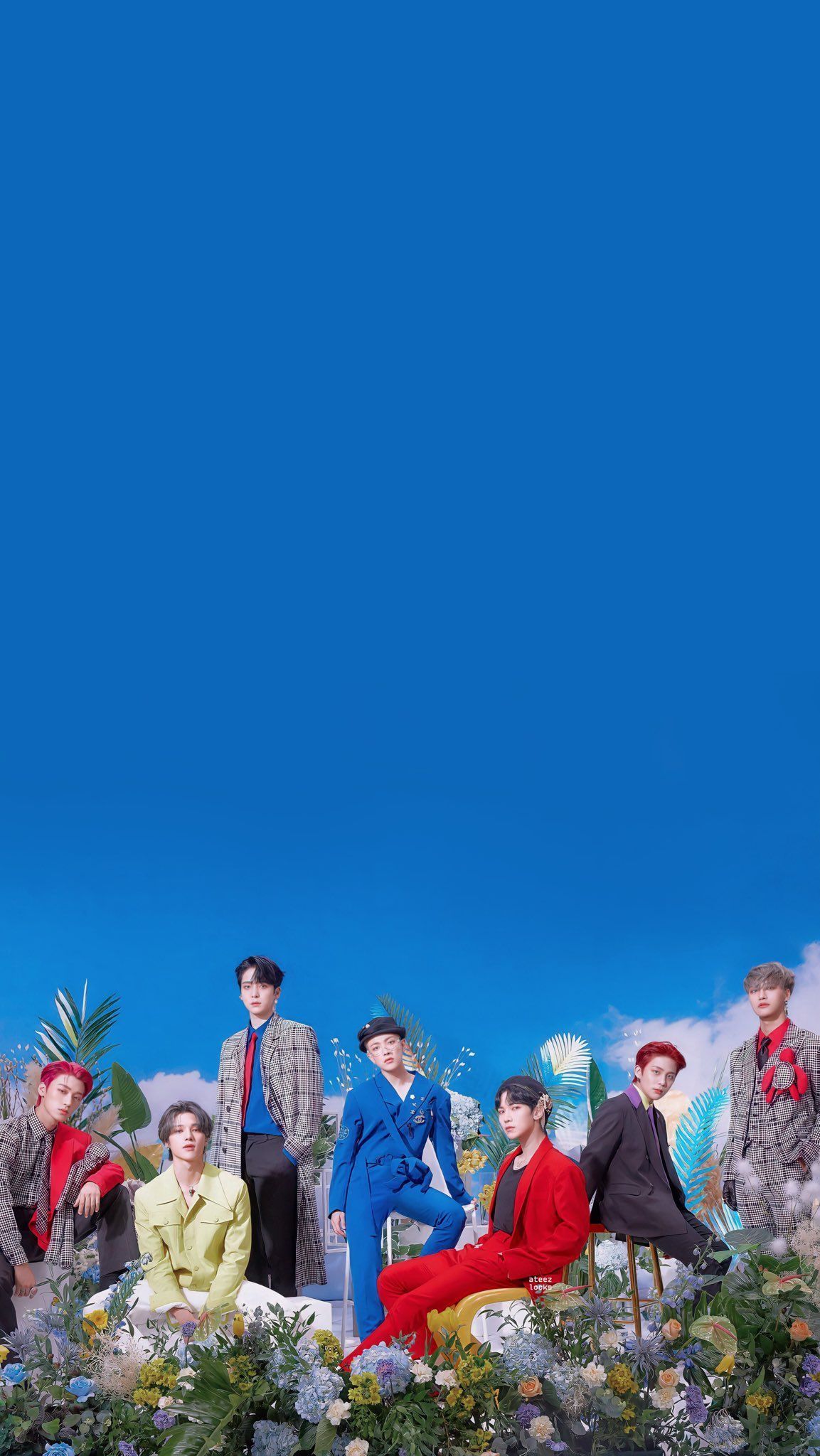 1153x2048 Ateez 2021 Wallpaper