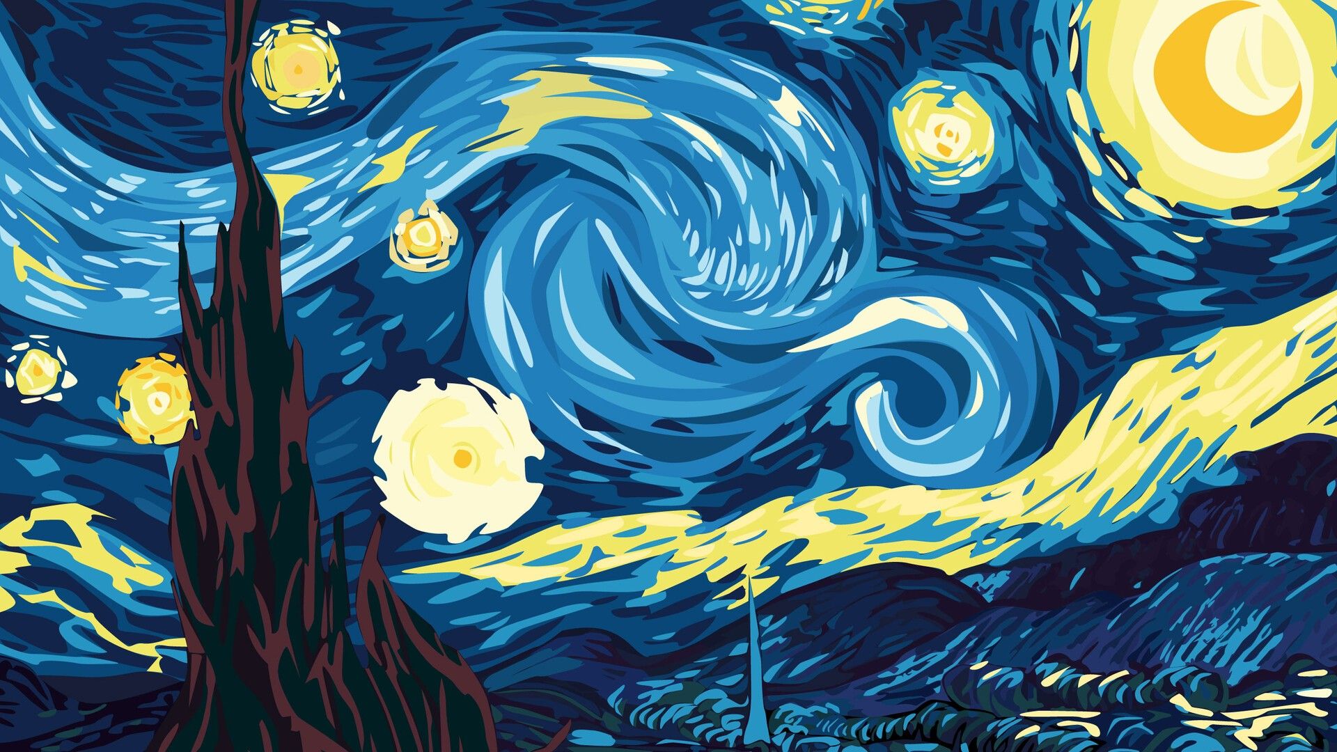 1920x1080 Van Gogh Wallpaper Van Gogh Wallpaper [ HQ ]