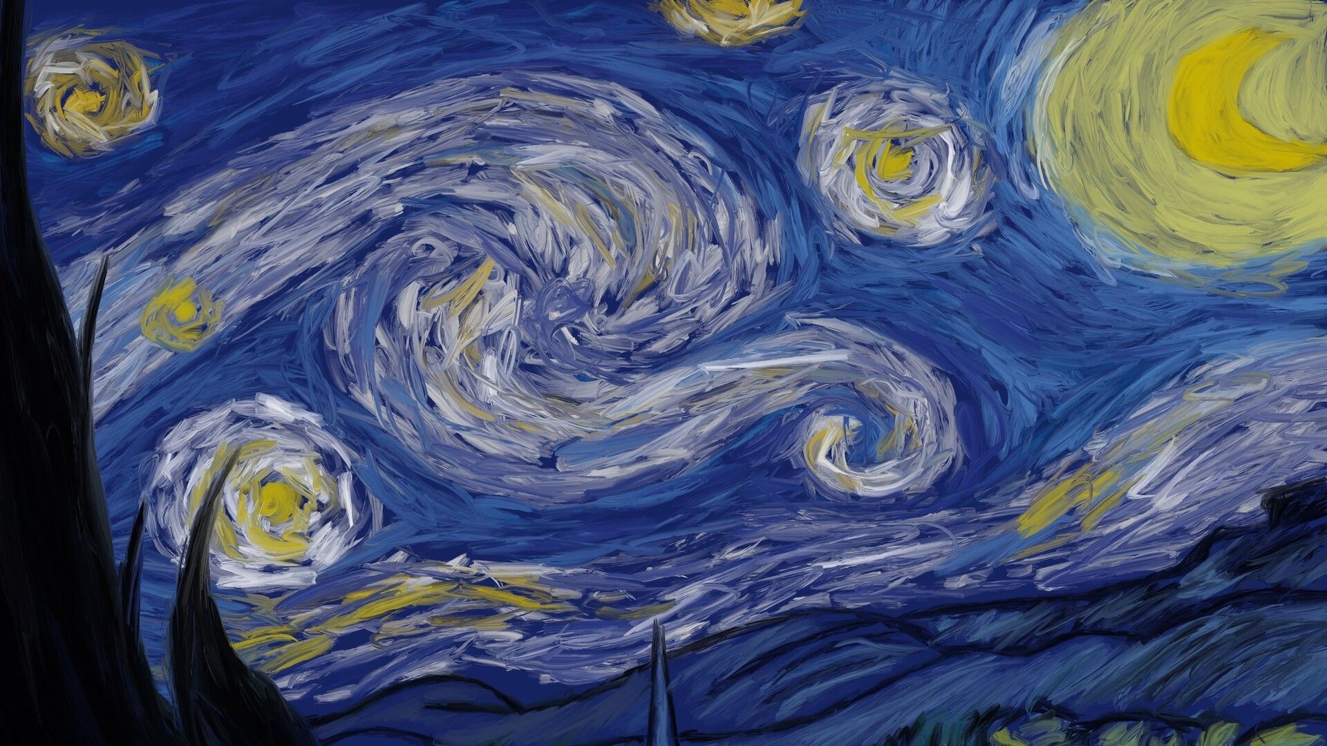 1920x1080 Van Gogh Wallpaper Van Gogh Wallpaper [ HQ ]