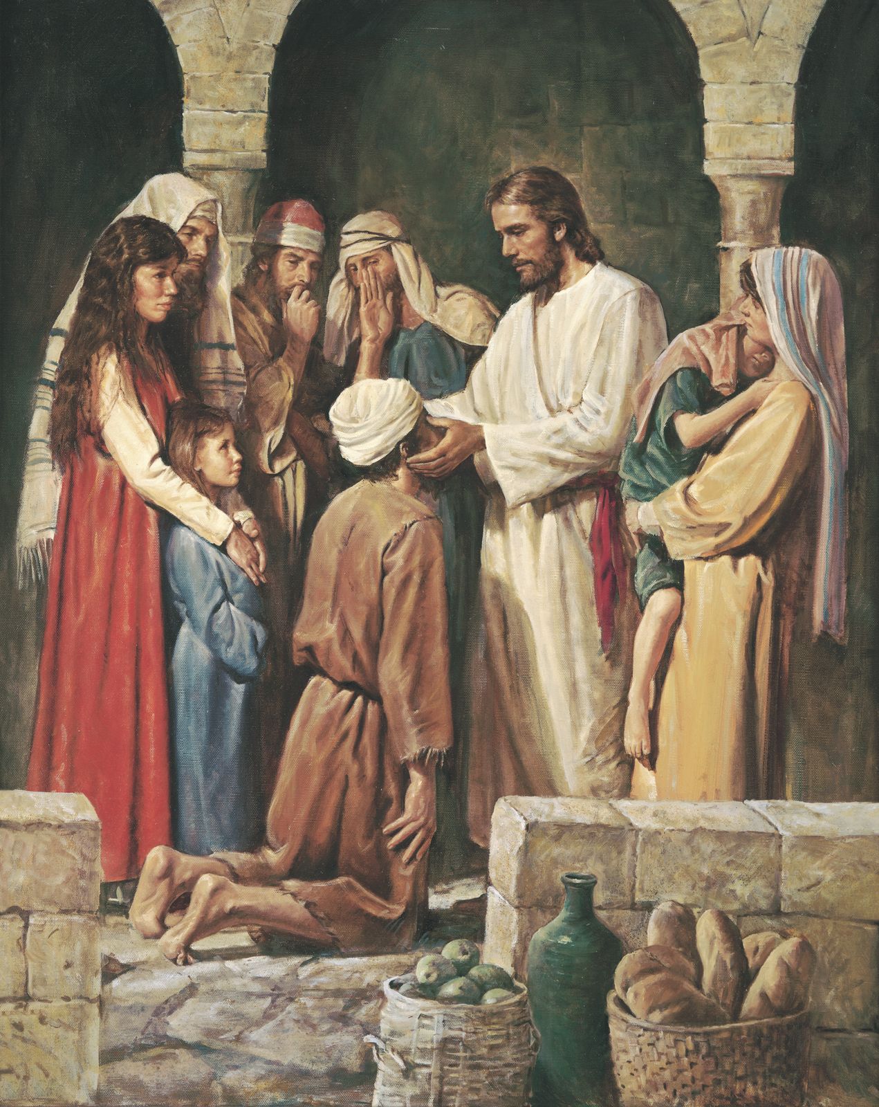 1271x1600 Jesus Heals a Man Born Blind. Come Unto Christ Study Guide