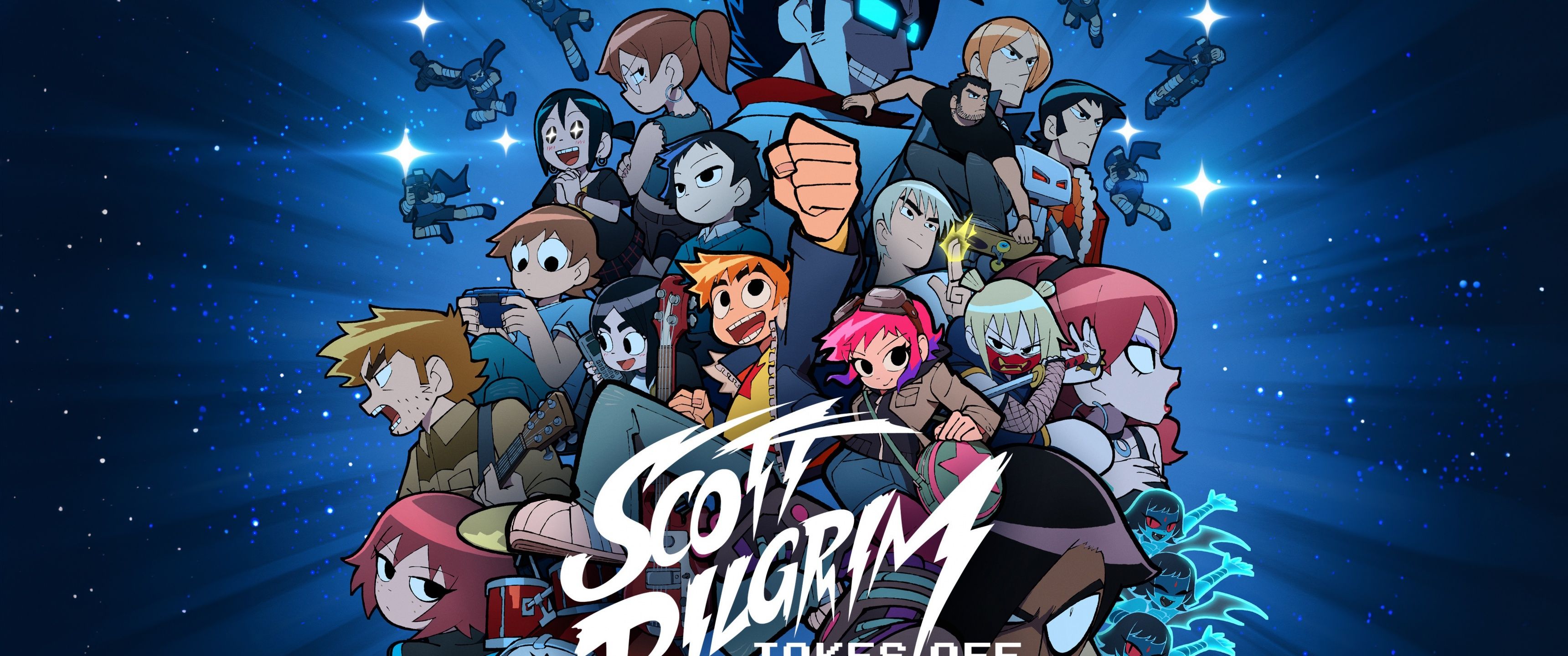 3440x1440 Scott Pilgrim Takes Off Wallpaper 4K, Season 2023 Series