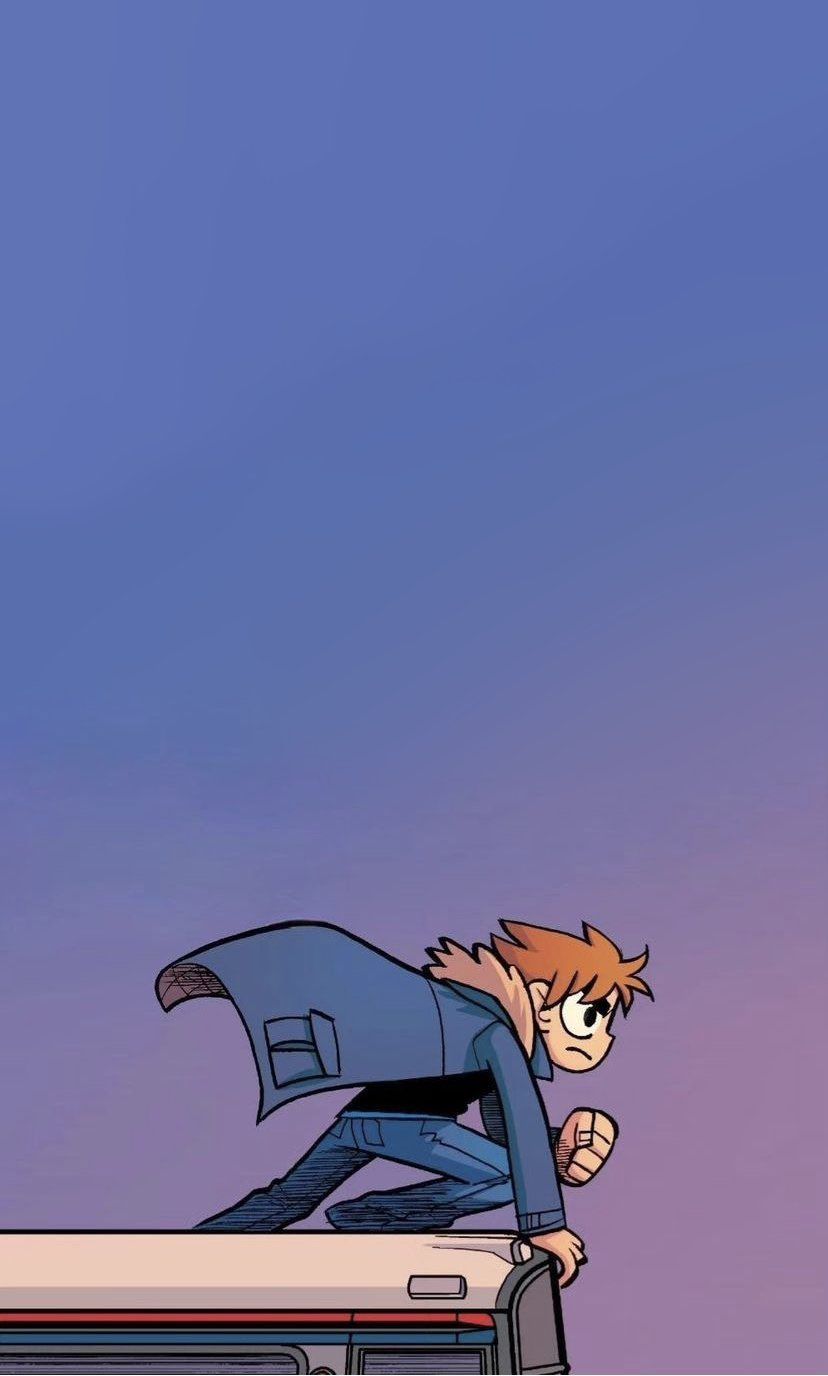 828x1376 Scott Pilgrim Takes Off Wallpaper