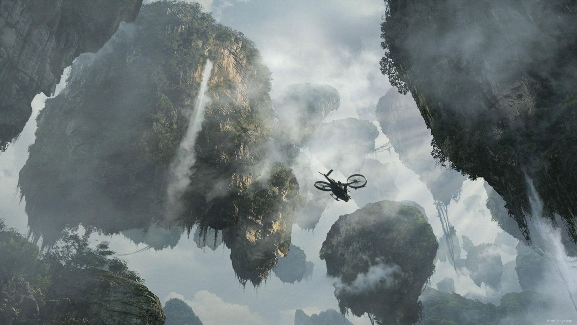 1920x1080 HD Wallpaper: Avatar's Floating Island Adventure in Naturex1080