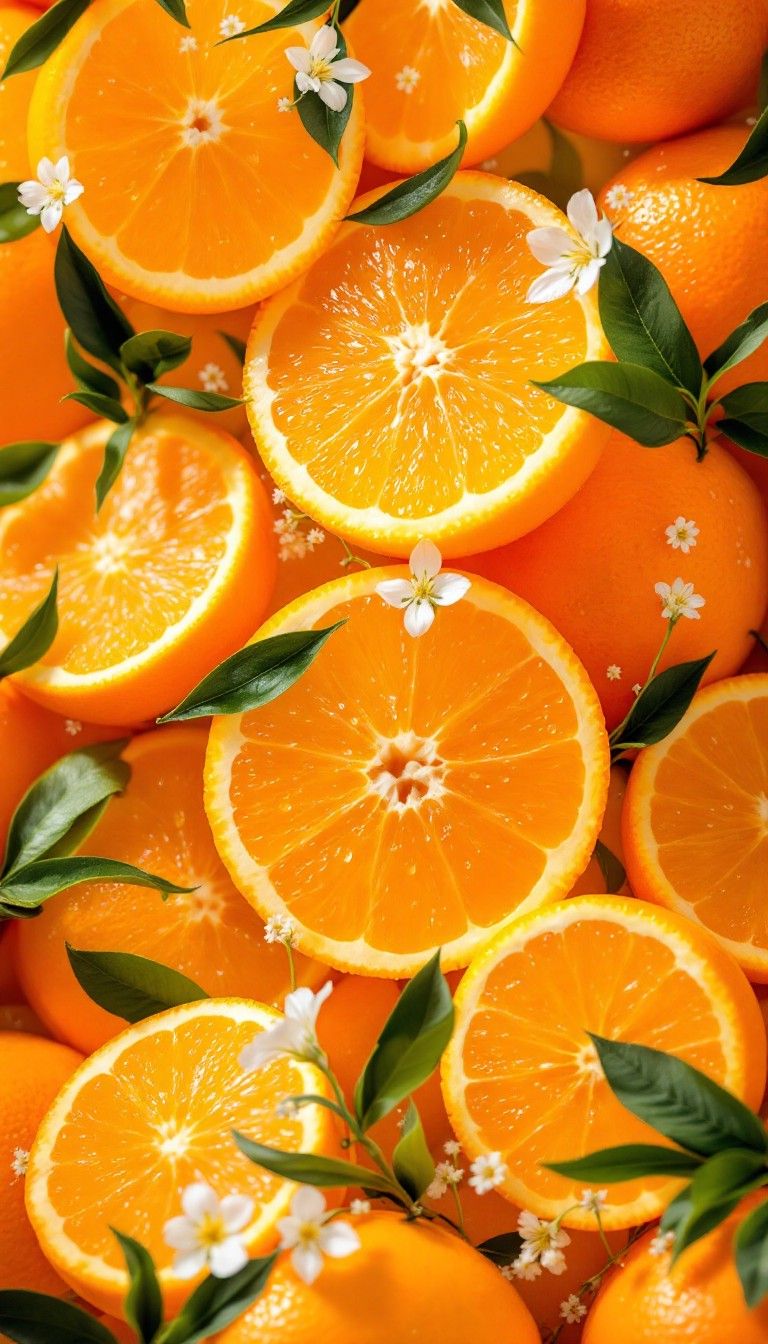 768x1344 Free Sunlit Orange Symphony Image, Citrus, Fresh