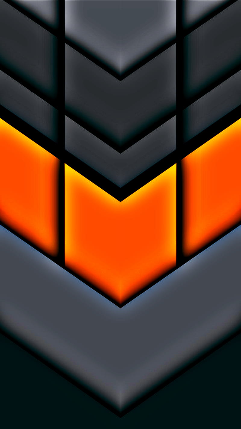 800x1422 HD pure orange wallpaper