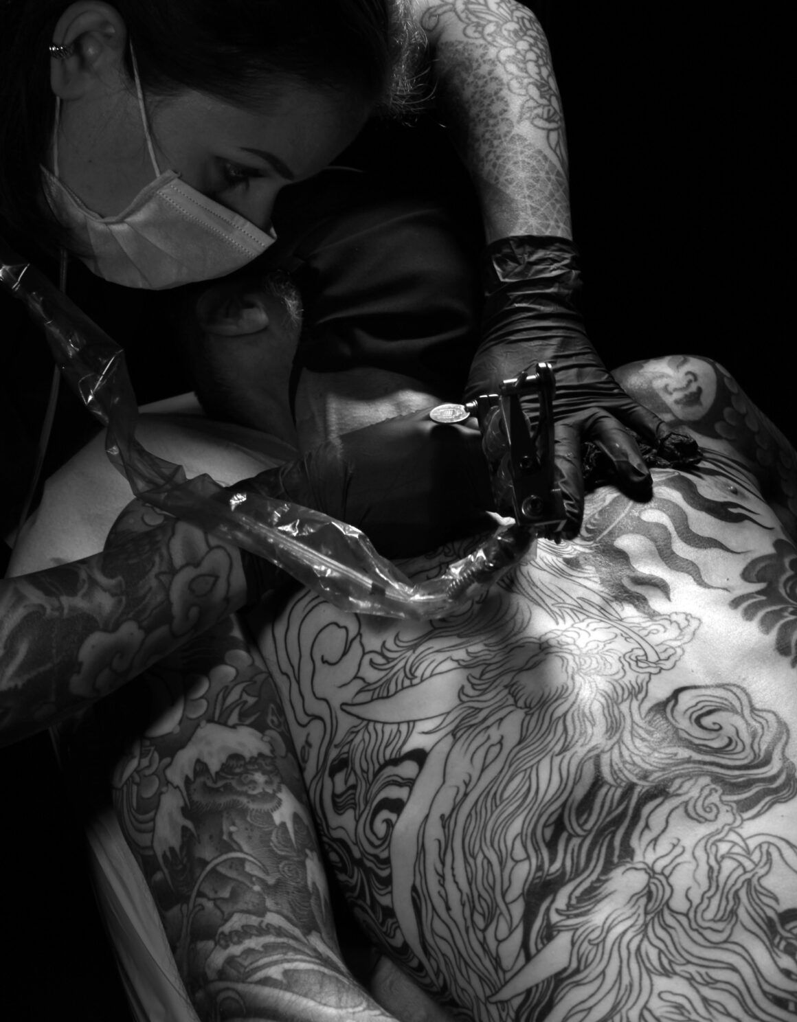 1160x1488 Beautiful etching tattoos