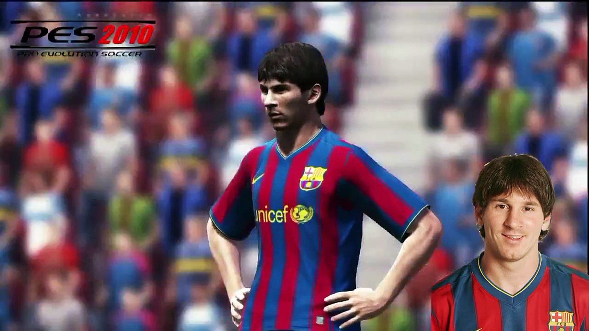 1920x1080 Lionel MESSI from PES 4 to PES 2016 (vs Real Face Comparison)