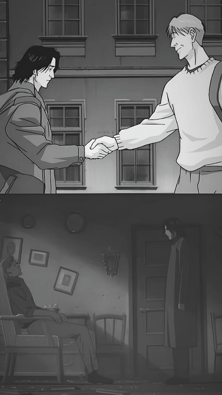 736x1308 Wolfgang grimmer wallpaper. Monster manga wallpaper, Series, Johan