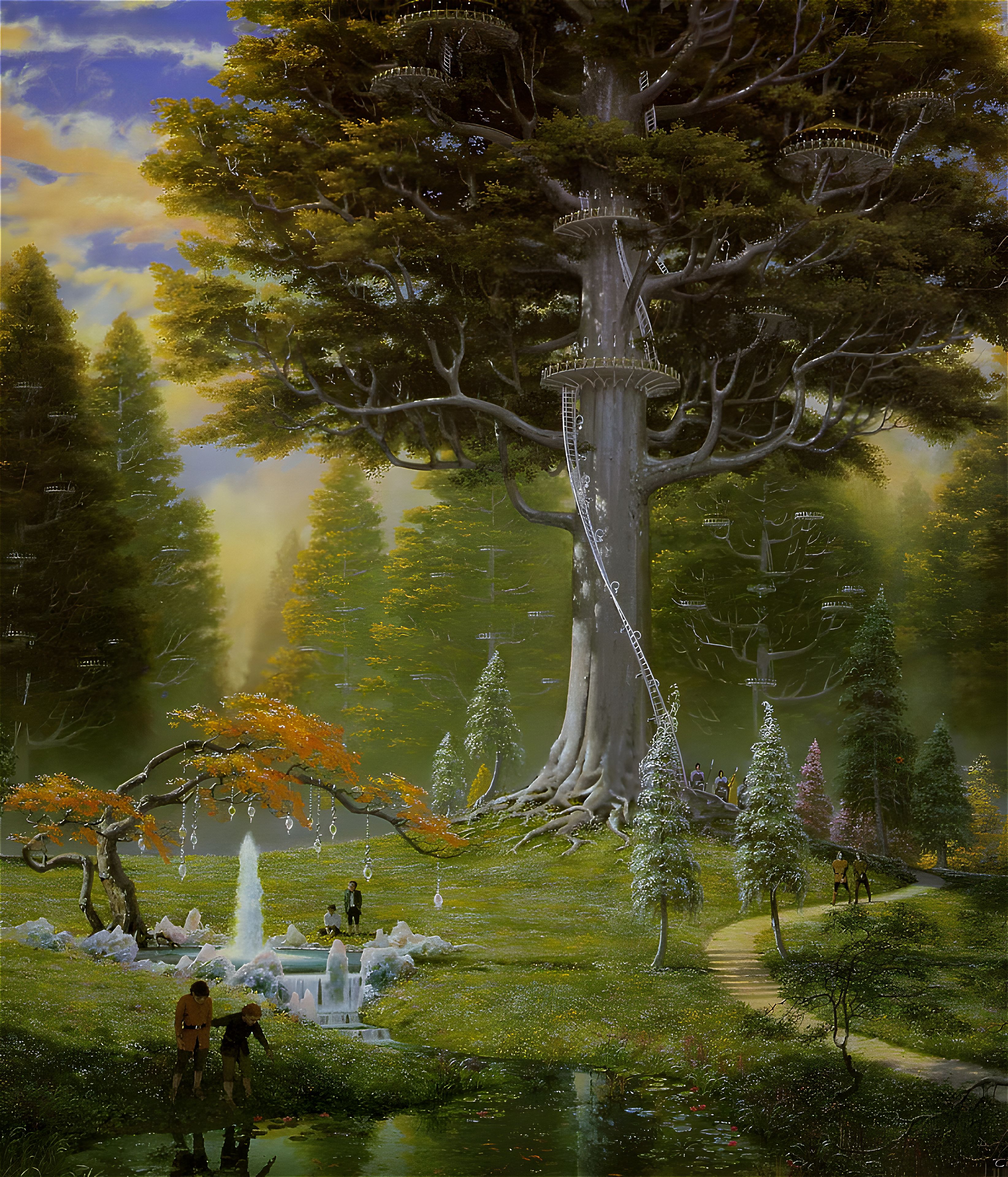 3288x3840 I Remastered All Of The Middle Earth Artwork By The Famous Illustrator Ted Nasmith In 4K. (Part 2 / The Fellowship Of The Ring)
