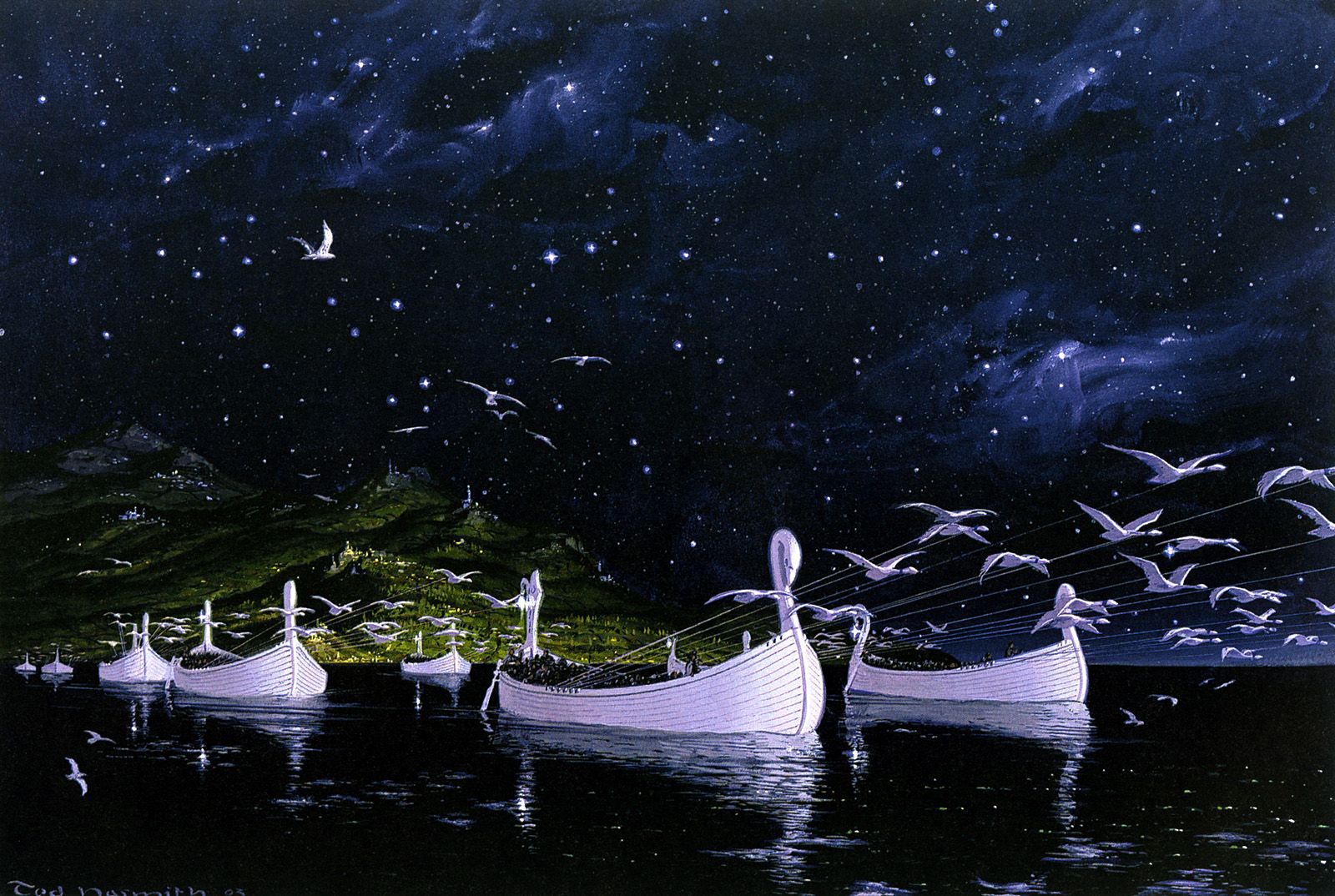 1600x1074 Epic Fantasy Voyage: A Silmarillion HD Wallpaper