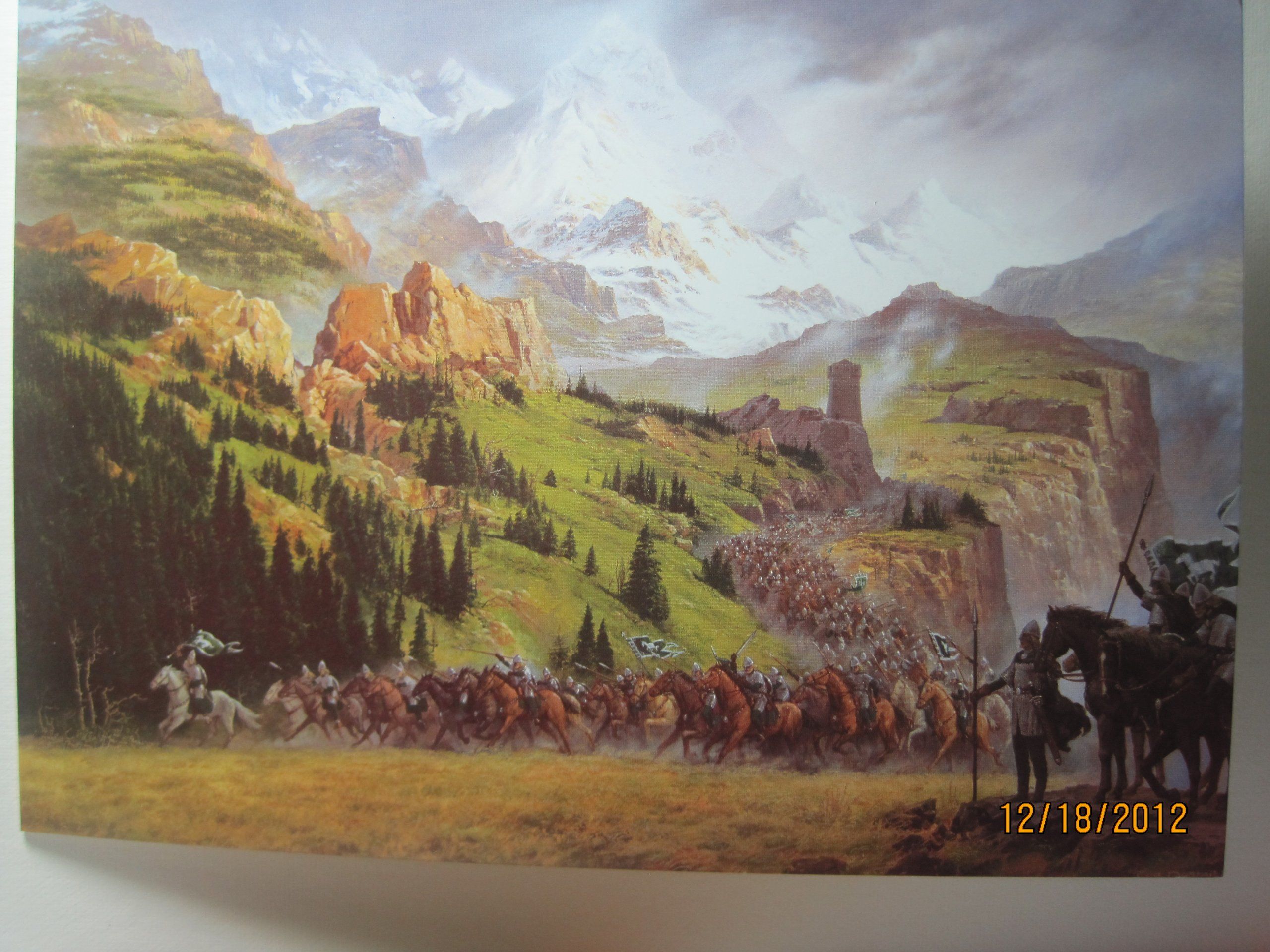 2560x1920 Framed Fine Art Card RIDERS OF ROHAN TED NASMITH : TED NASMITH: Everything Else