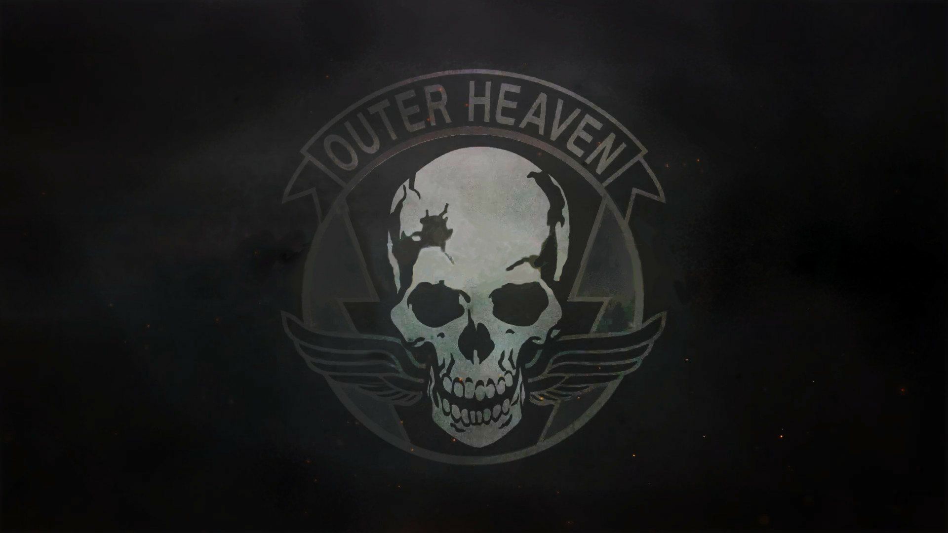 1920x1080 Metal Gear HD Wallpaper: Outer Heaven Emblem in Striking Detailx1080