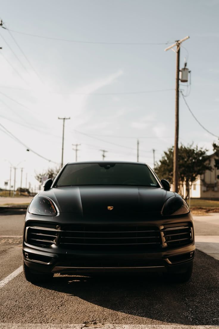 736x1102 Porsche Cayenne Stealth Matte Black