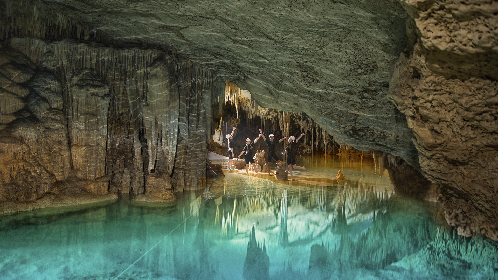 1920x1080 Crystal Caves & Underground River (On Demand)