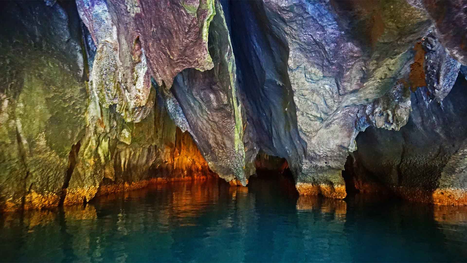 1920x1080 Underground River. Subterranean Natural Wonder