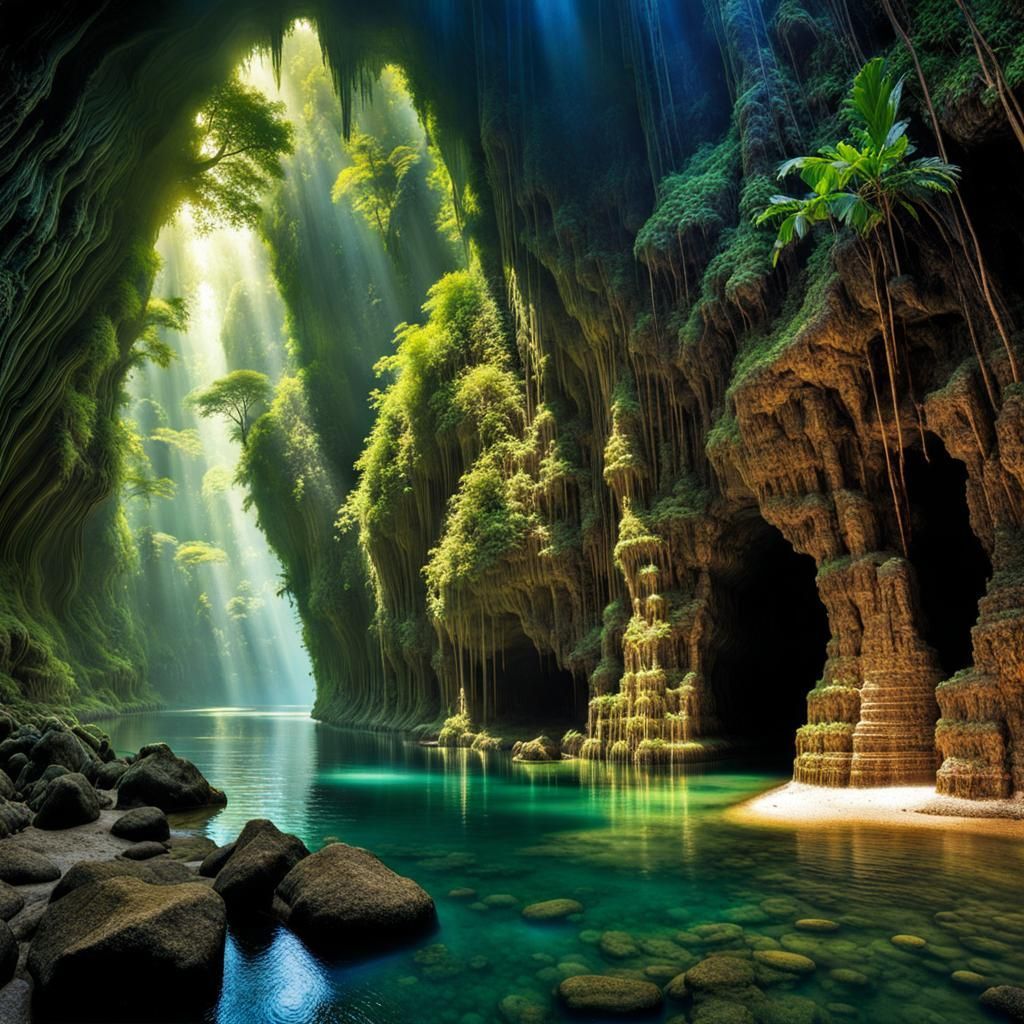 1024x1024 Underground River in Puerto Princesa, Philippines