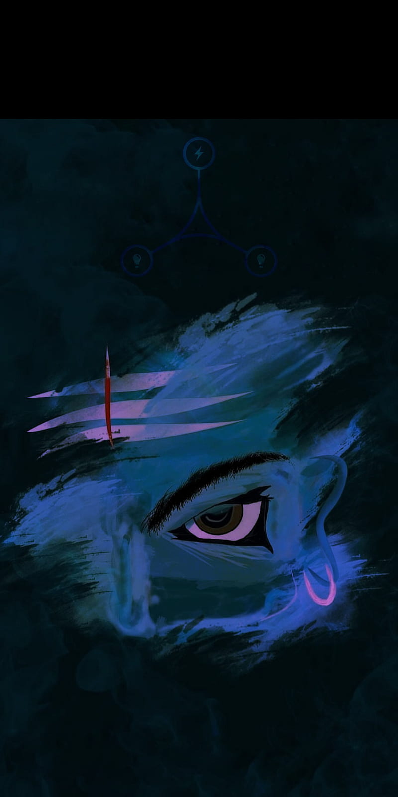 800x1600 Mahadev, krishna, lord shiva, HD phone wallpaper
