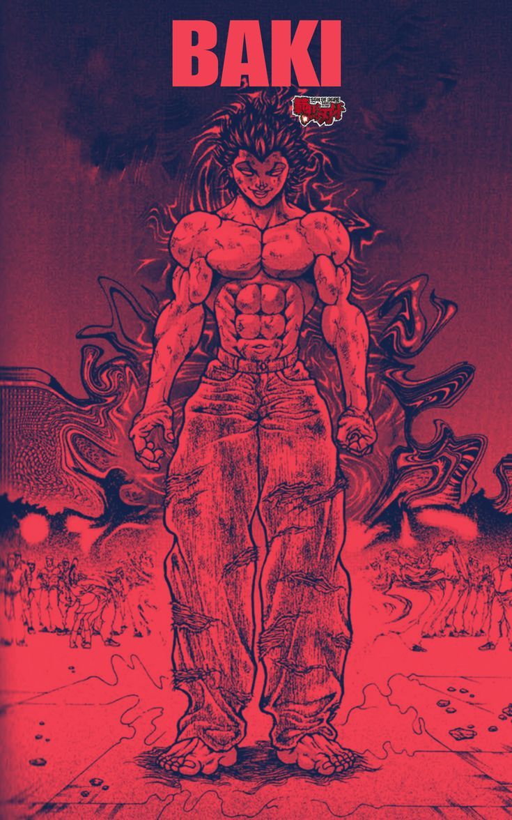 735x1176 BAKI hanma rage