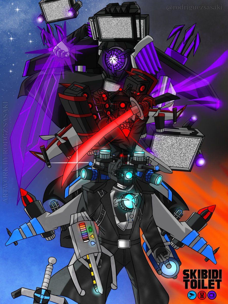 900x1200 Skibidi Toilet Wallpaper Artwork! Ft. Titan Trio 3.0. (Astro Arc) #SKIBIDITOILET #SkibidiToiletfanart #Titans #TitanCameraman #Cameraman #TitanSpeakerman #Speakerman #TitanTVMan #TVMan