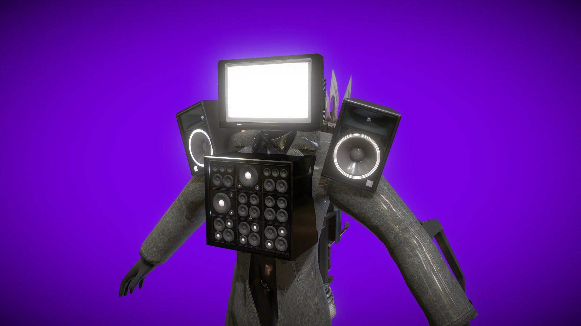 1920x1080 Upgraded Titan TV Man Wallpaper