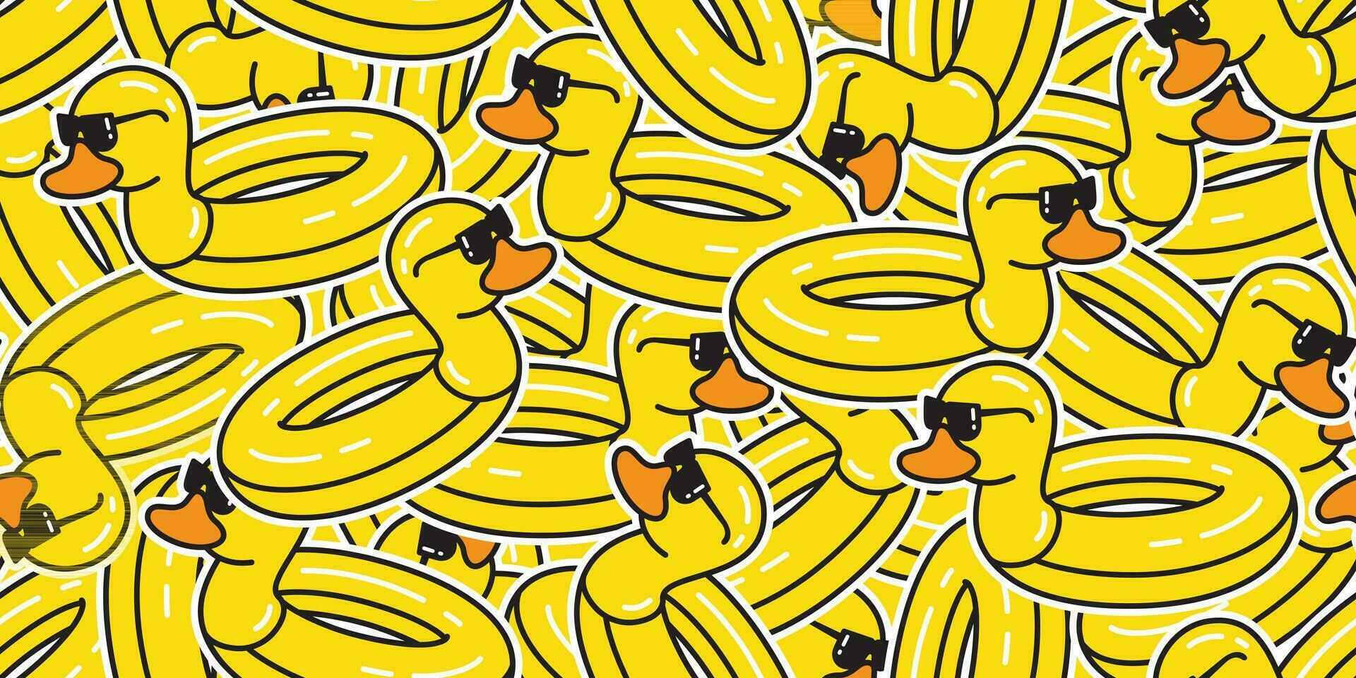 1920x960 duck seamless pattern vector rubber ducky isolated cartoon illustration bird bath shower repeat wallpaper tile background gift wrap paper yellow