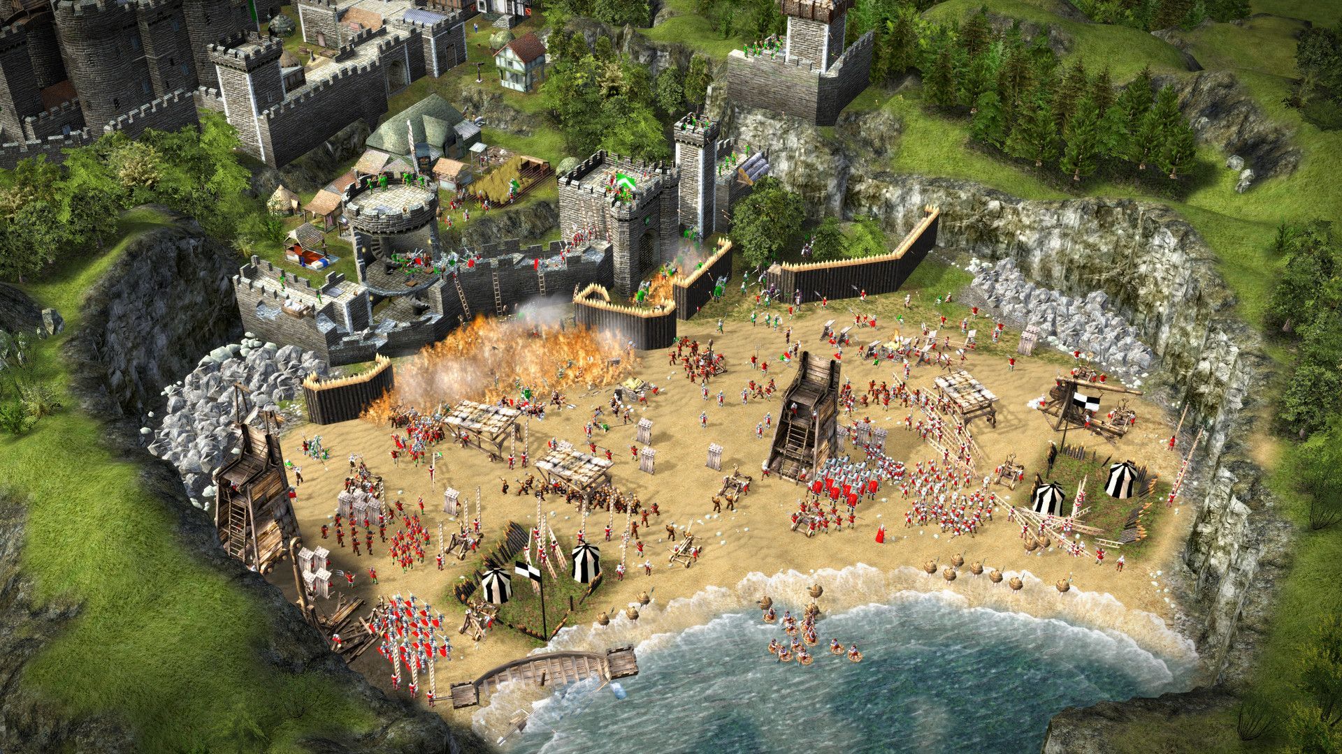1920x1080 Stronghold 2: Steam Edition reboots the 2005 strategy game's multiplayer servers