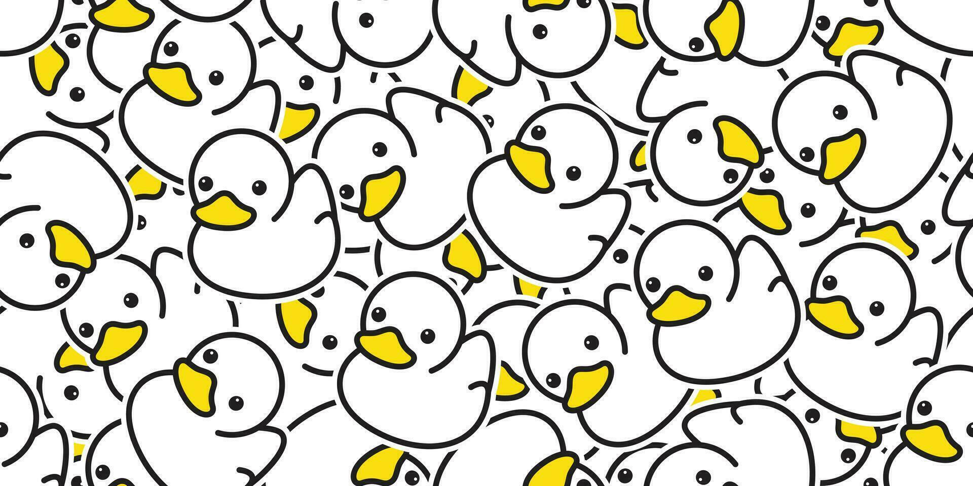 1920x960 duck seamless pattern vector rubber ducky isolated cartoon illustration bird bath shower repeat wallpaper tile background gift wrap paper white