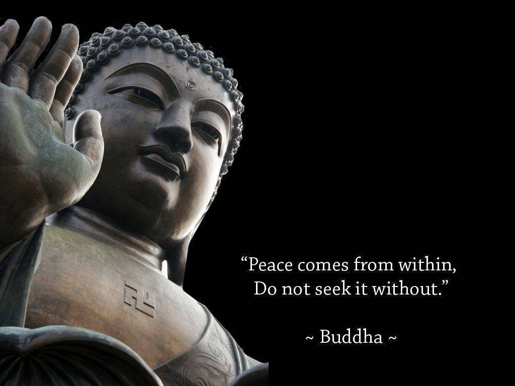 1024x768 Download Buddha's Wisdom From Within Wallpaper