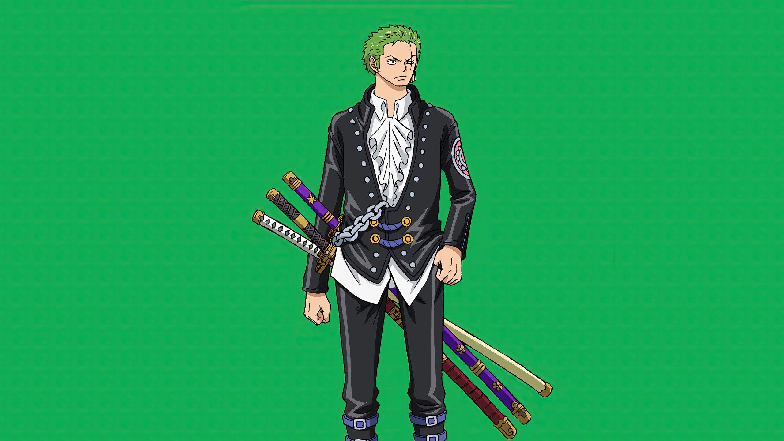 2560x1440 Roronoa Zoro One Piece: Red Art Wallpaper 4K HD PC h