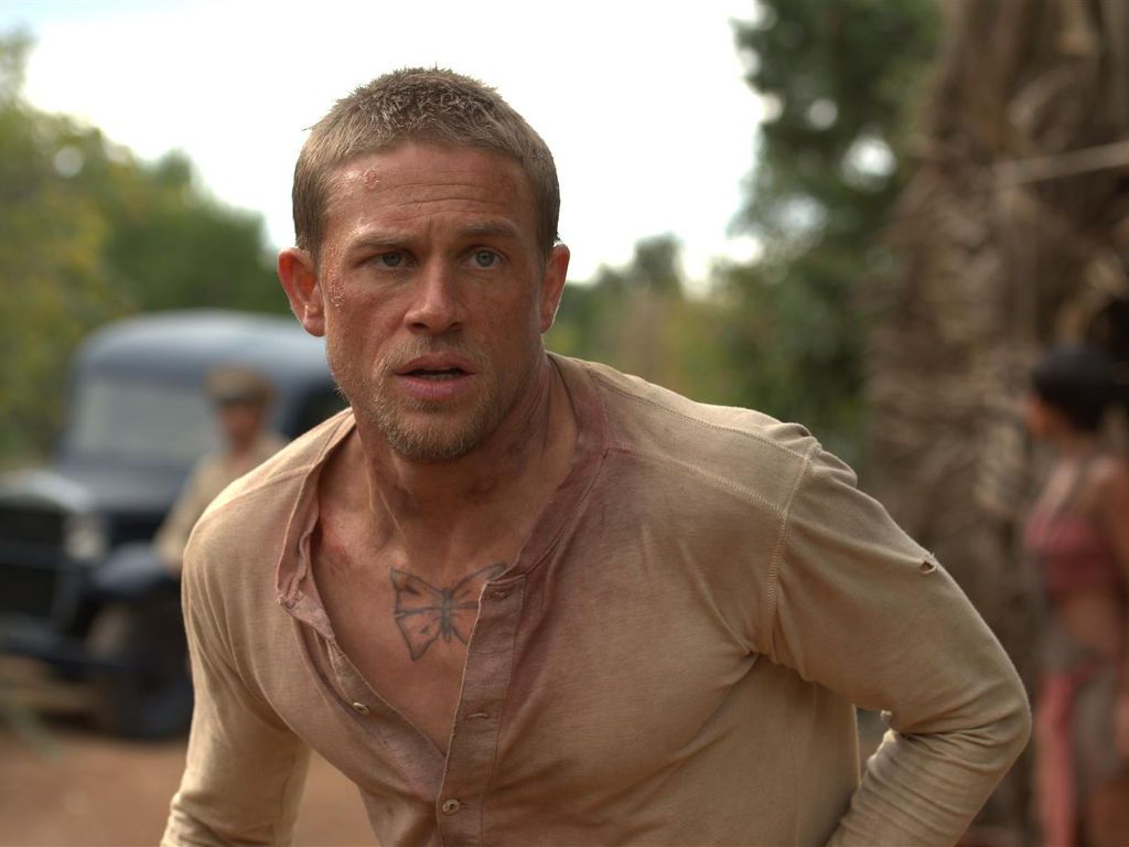 1024x768 Charlie Hunnam attempts prison escape in Papillon