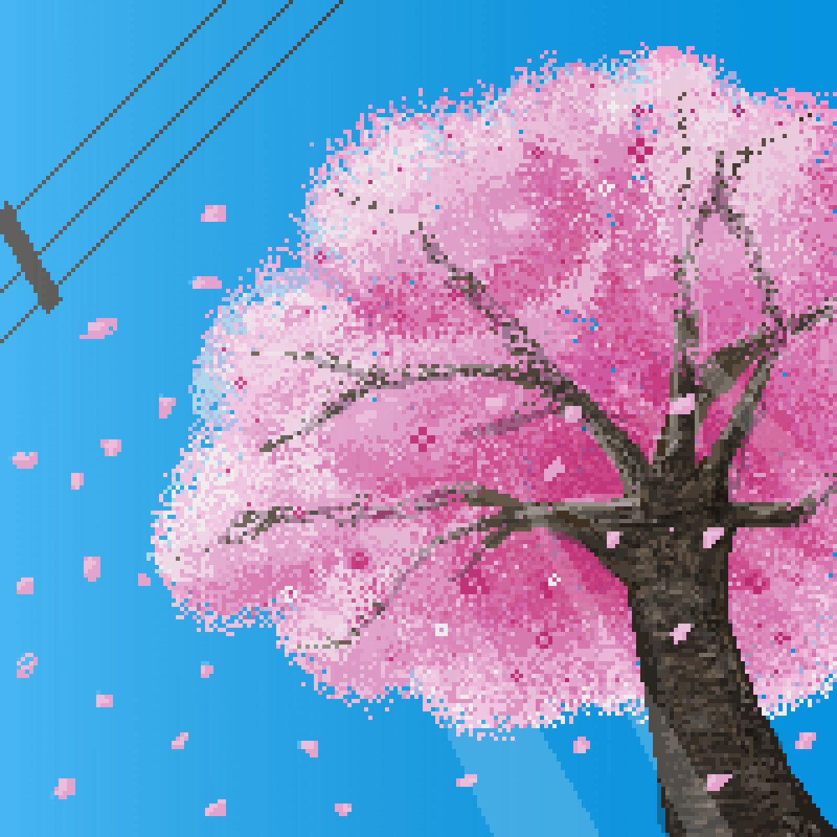 1200x1200 Pixilart tree ♥