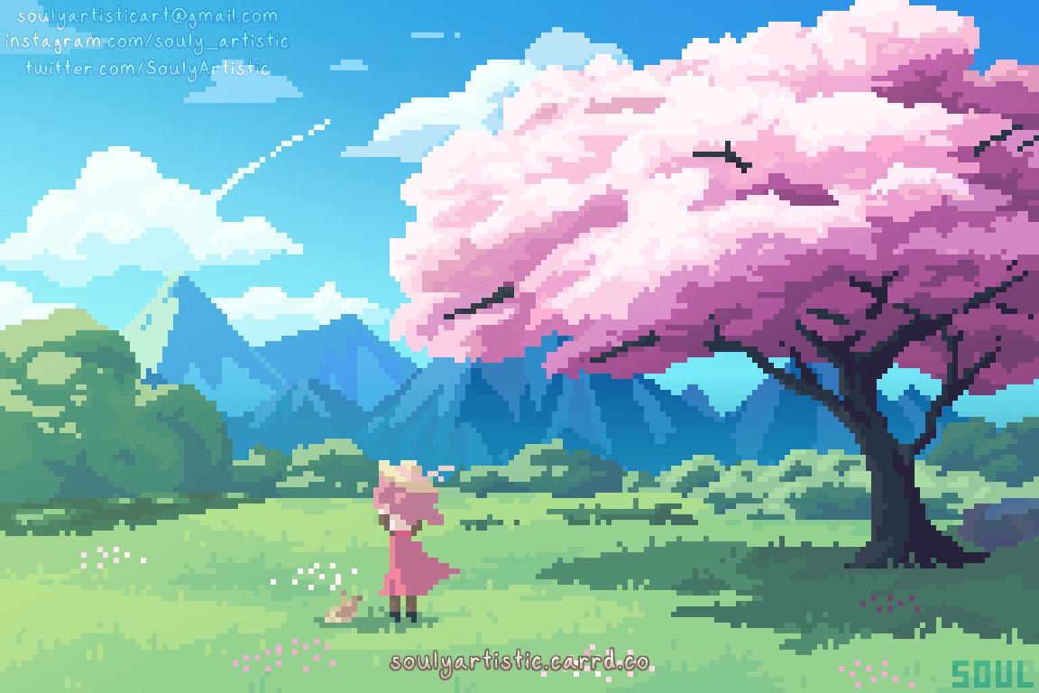 1152x768 Cherry Blossoms and Tranquillity