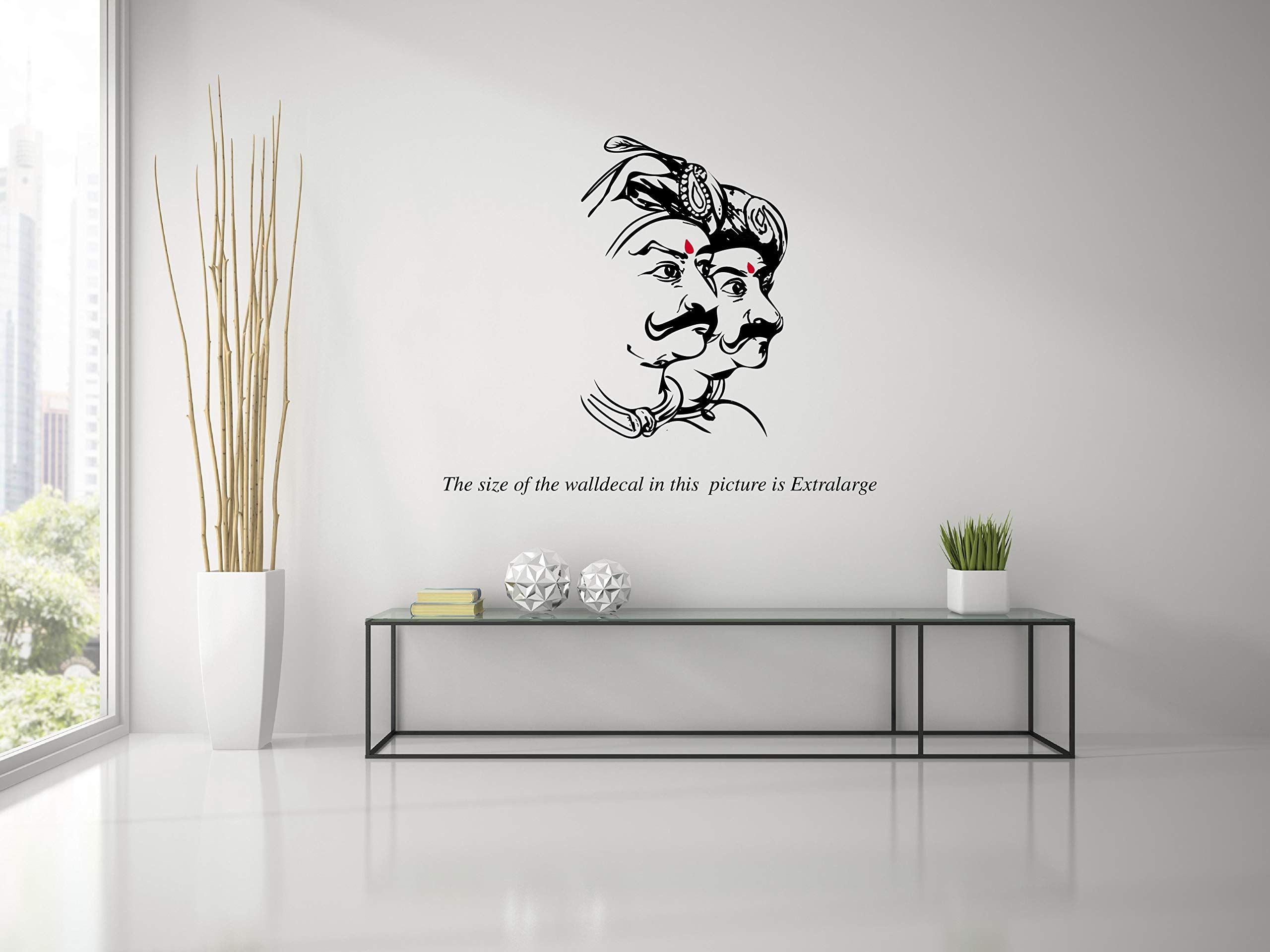 2560x1920 PEACOCKRIDE Vinyl The Warrior Kings Maruthu Brothers Wall Decal (XL, Black) : Amazon.in: Home Improvement