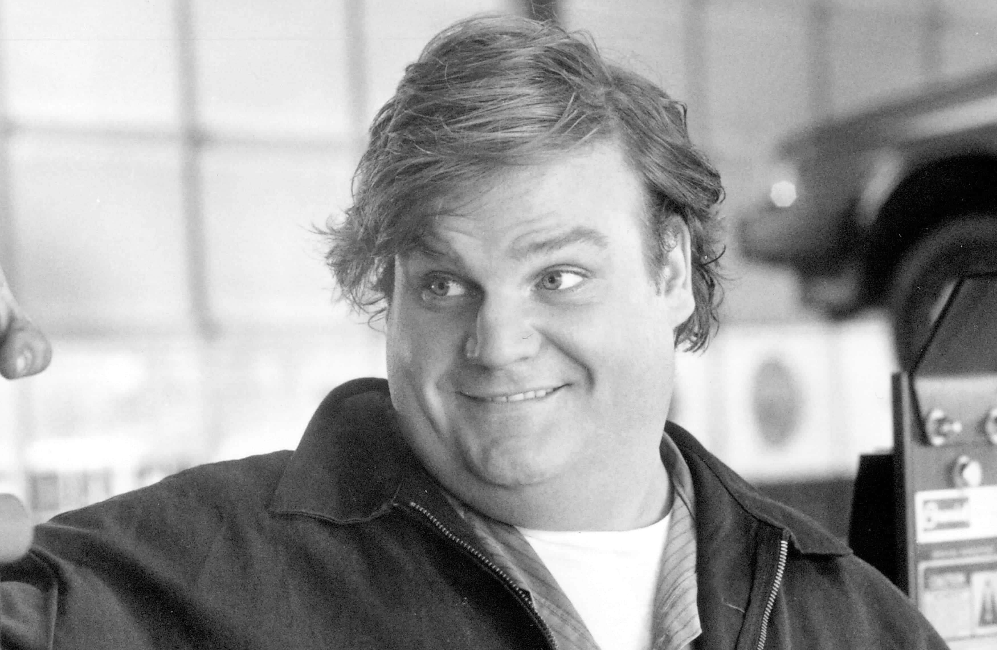 3500x2280 Download A Captivating Portrait of Chris Farley Wallpaper