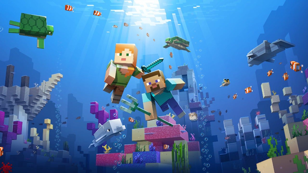 1280x720 Minecraft Releases Update for Aquatic Phase Two, Includes Underwater Zombies