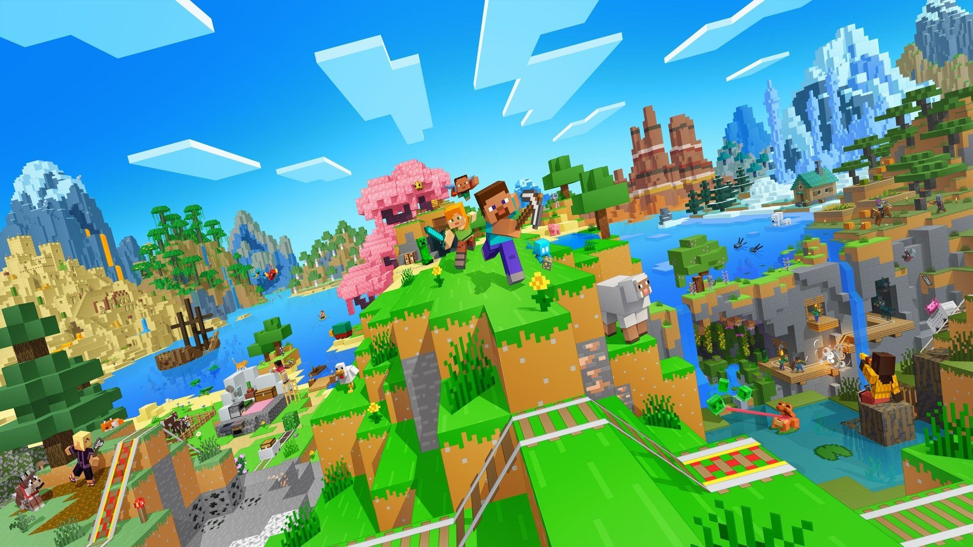 1920x1080 Minecraft 4K Ultra HD Adventure Wallpaperx2160