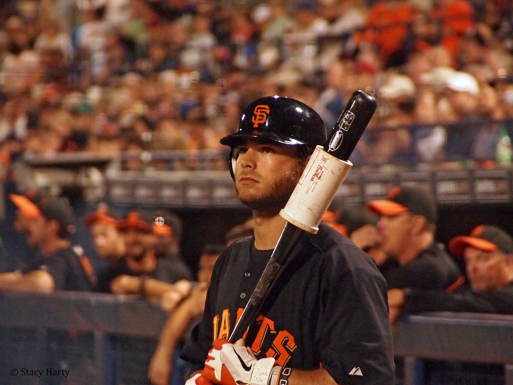 1024x768 P3152792. Brandon Crawford during the Giants v. Mariners ga