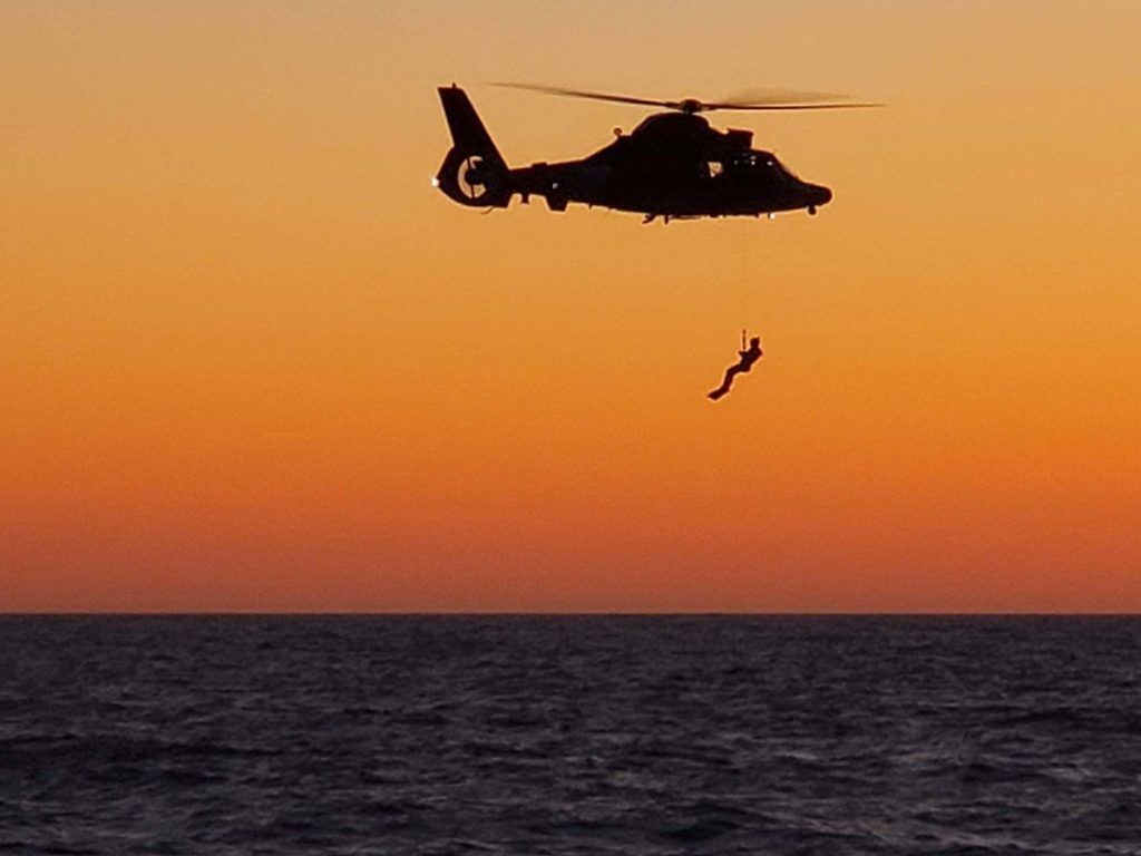 1024x768 Coast Guard medevac man 50 miles southeast of Charleston
