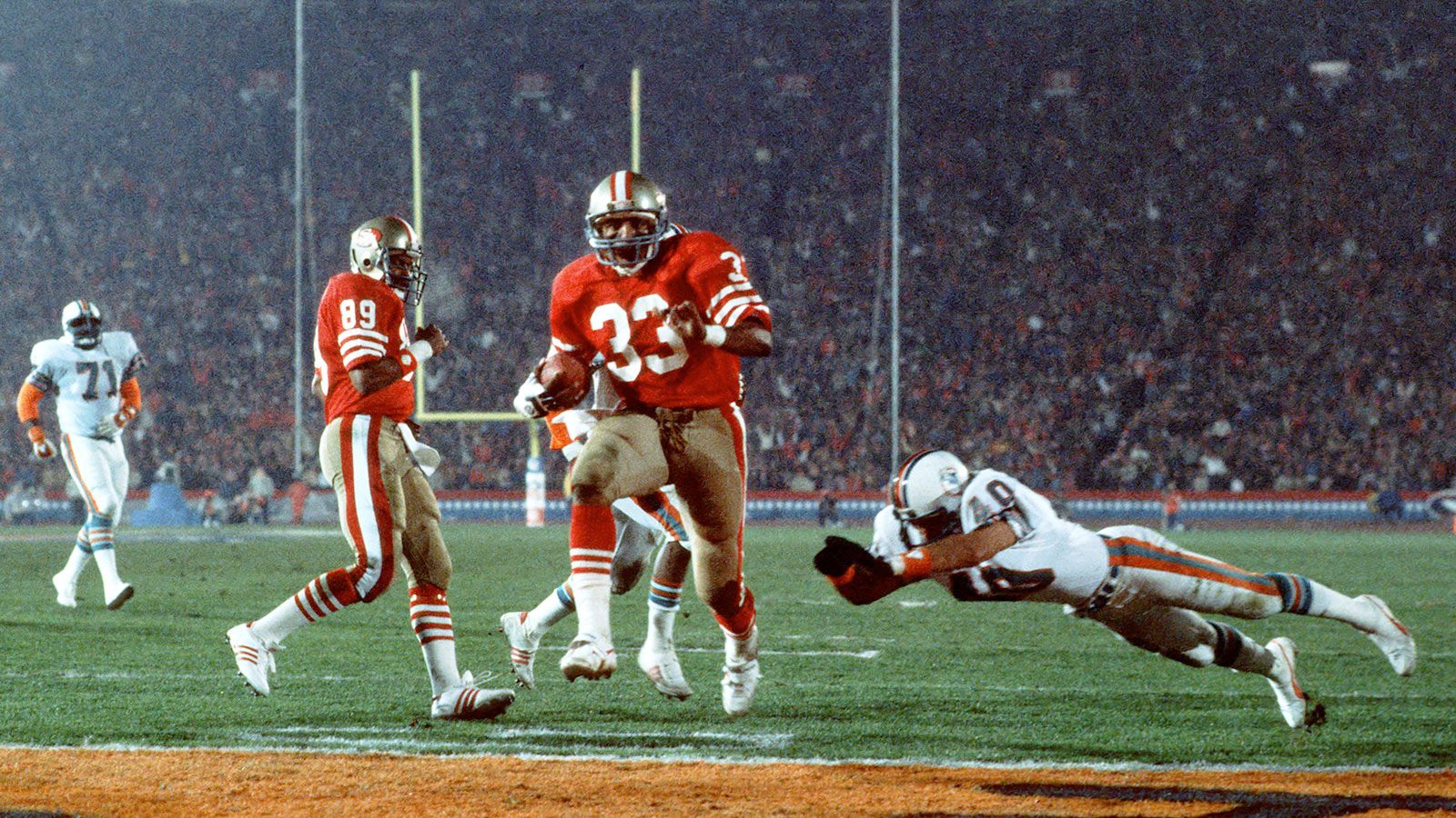 1600x900 Super Bowl Moment No. 36: Roger Craig High Stepping Into The End Zone