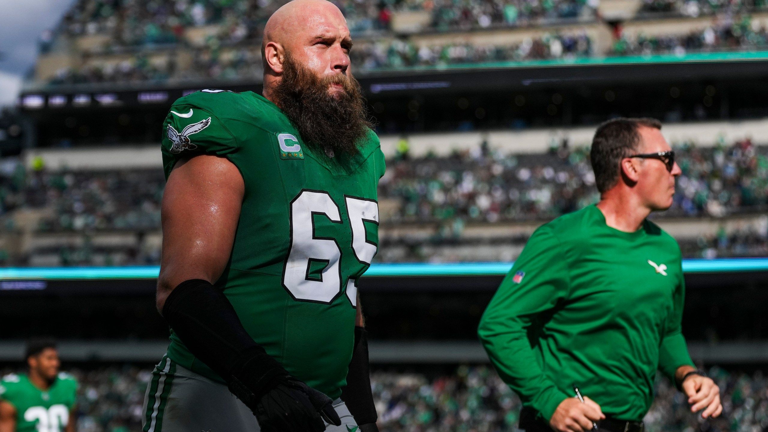 2560x1440 Eagles legend Lane Johnson returning for 14th season