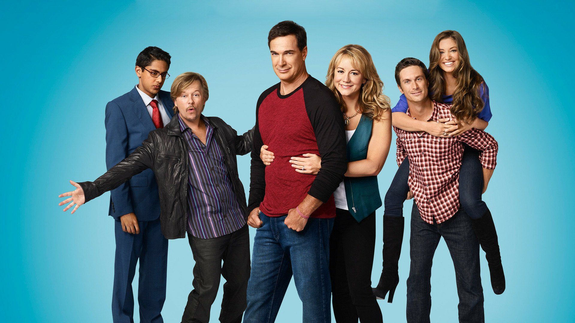 1920x1080 Download Adhir Kalyan Oliver Hudson Patrick Warburton Bianca Kajlich Megyn Price David Spade Cast TV Show Rules Of Engagement HD Wallpaperx1080