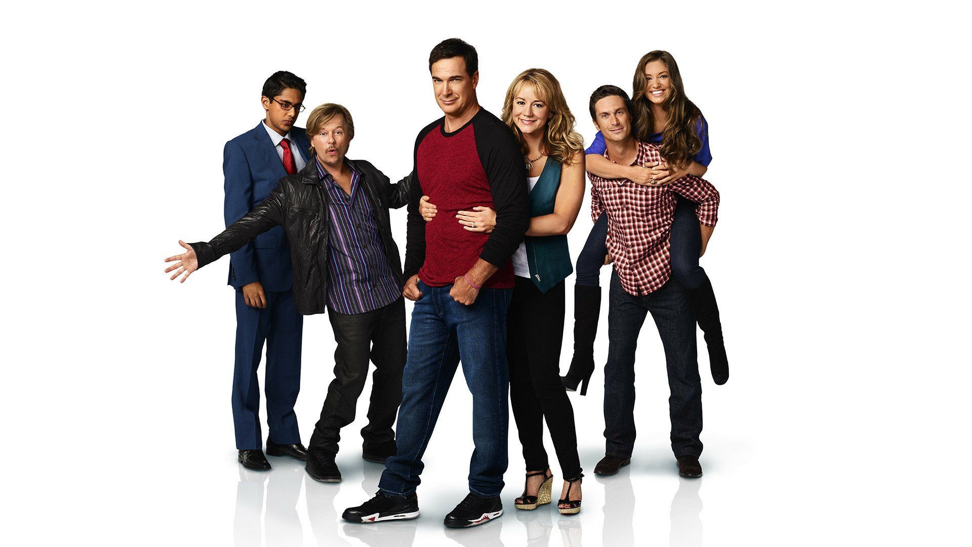 1920x1080 Download Adhir Kalyan Oliver Hudson Patrick Warburton Bianca Kajlich Megyn Price David Spade Cast TV Show Rules Of Engagement HD Wallpaperx1080