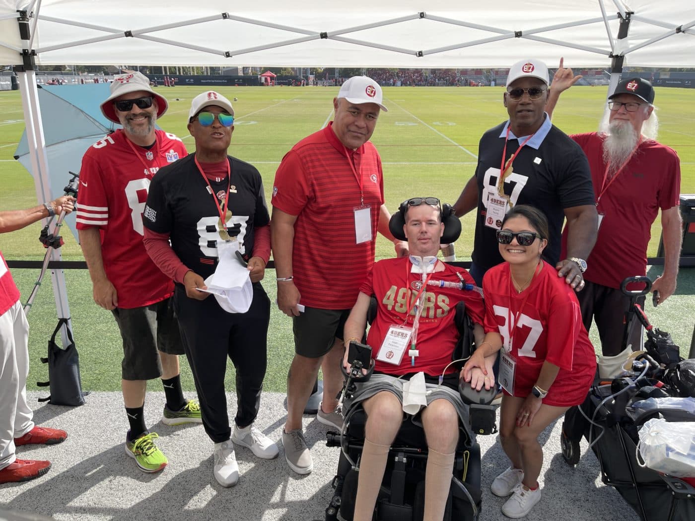 1400x1050 The ALS Network celebrates Dwight Clark Day with the San Francisco 49ers