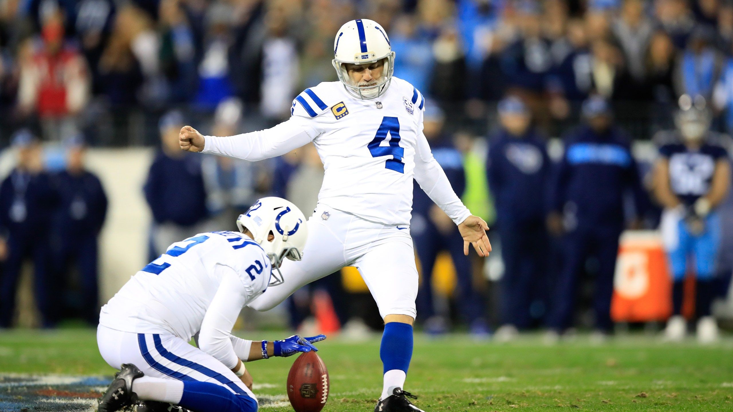 2560x1440 Colts interested in bringing back kicker Adam Vinatieri
