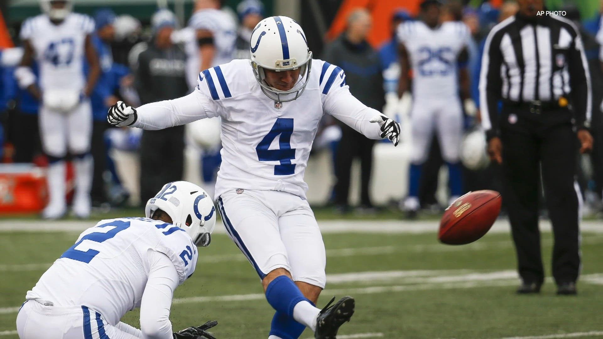 1920x1080 Indianapolis legend Adam Vinatieri being inducted into the Colts Ring of Honor