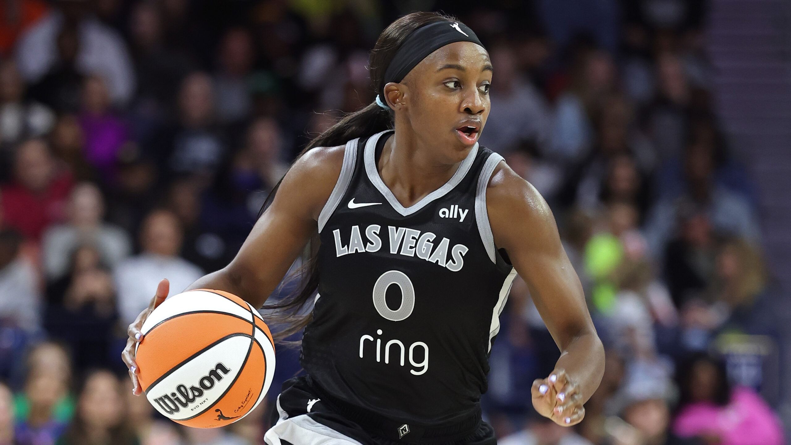 2560x1440 Jackie Young's 9 Assists In Preseason Game Vs. Dallas 5 2 2025