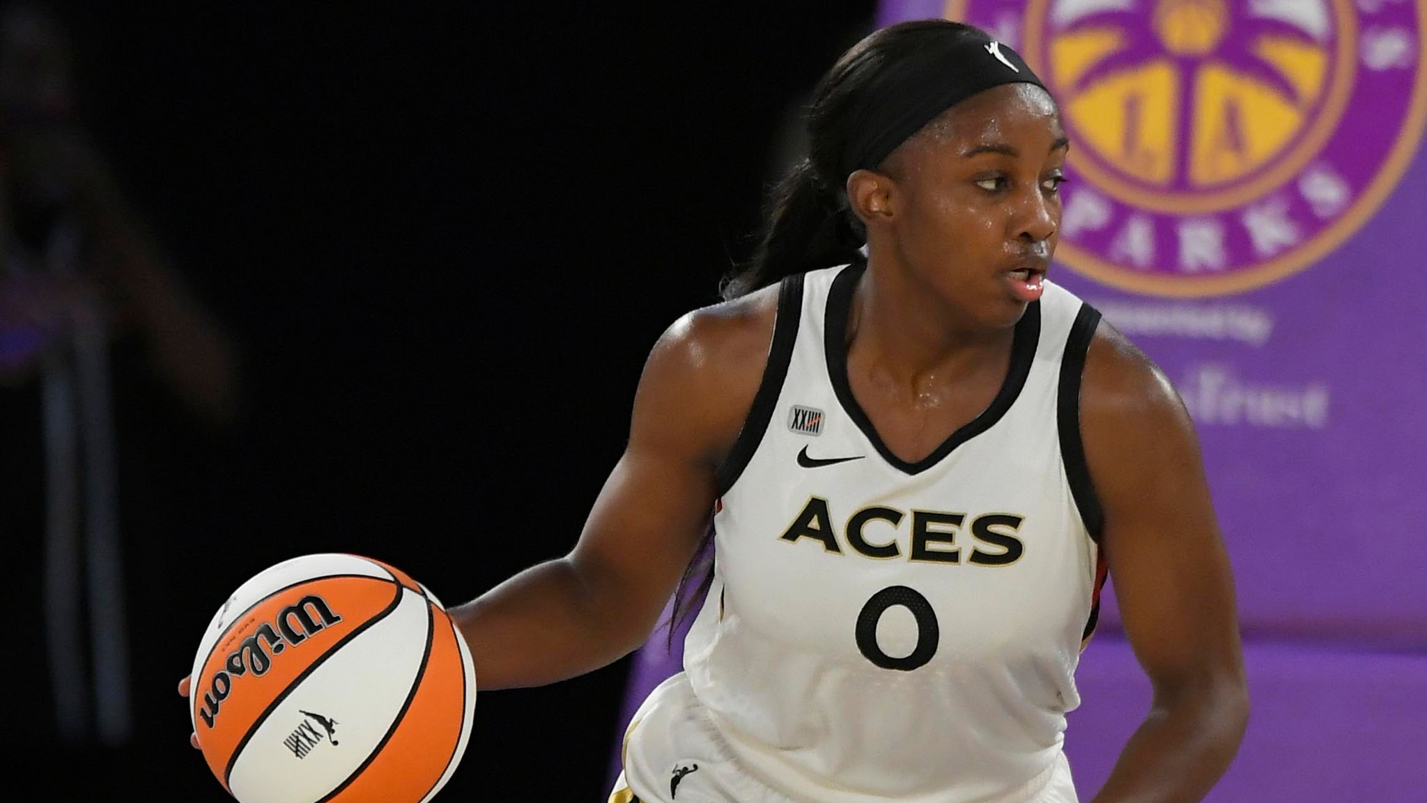 2048x1152 WNBA: Short Handed Los Angeles Sparks No Match For Jackie Young, A'ja Wilson And Las Vegas Aces