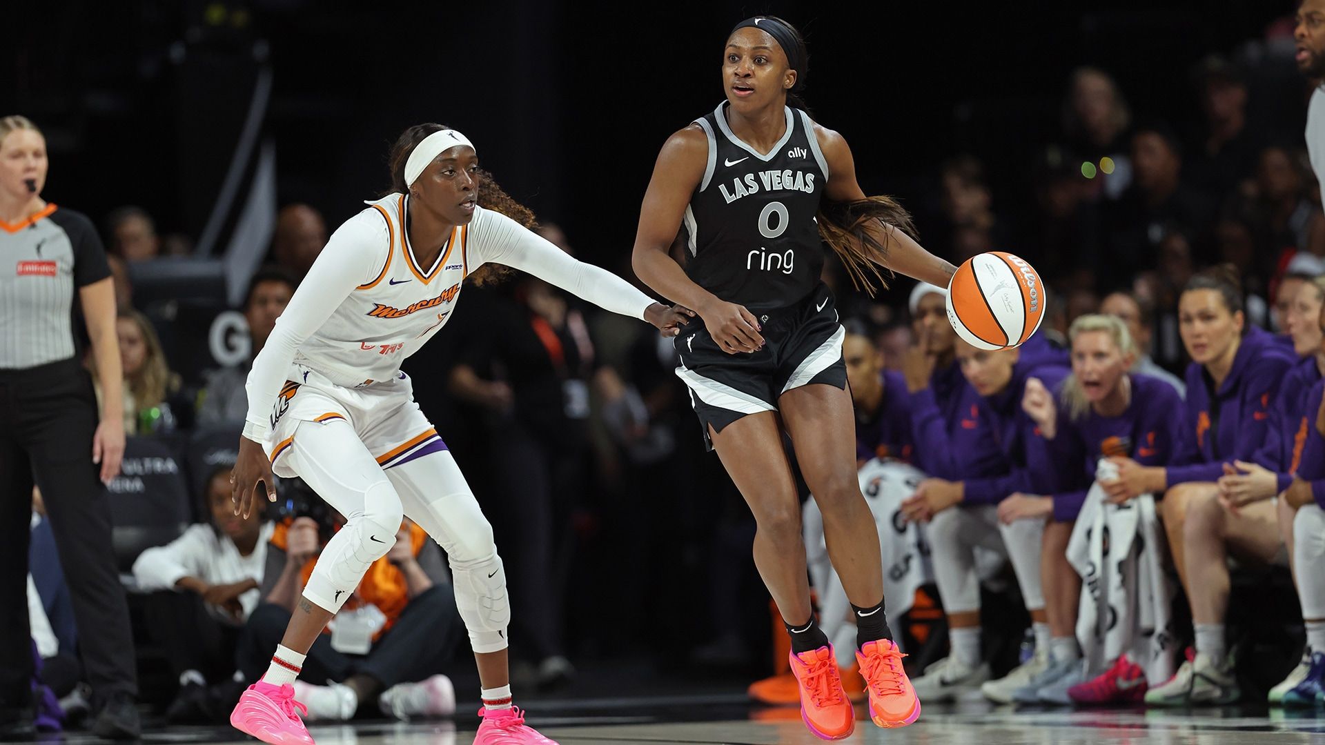 1920x1080 Jackie Young's 5 Assist Game Vs. Mercury. WNBA Finals Game 1 (10 3 2025)