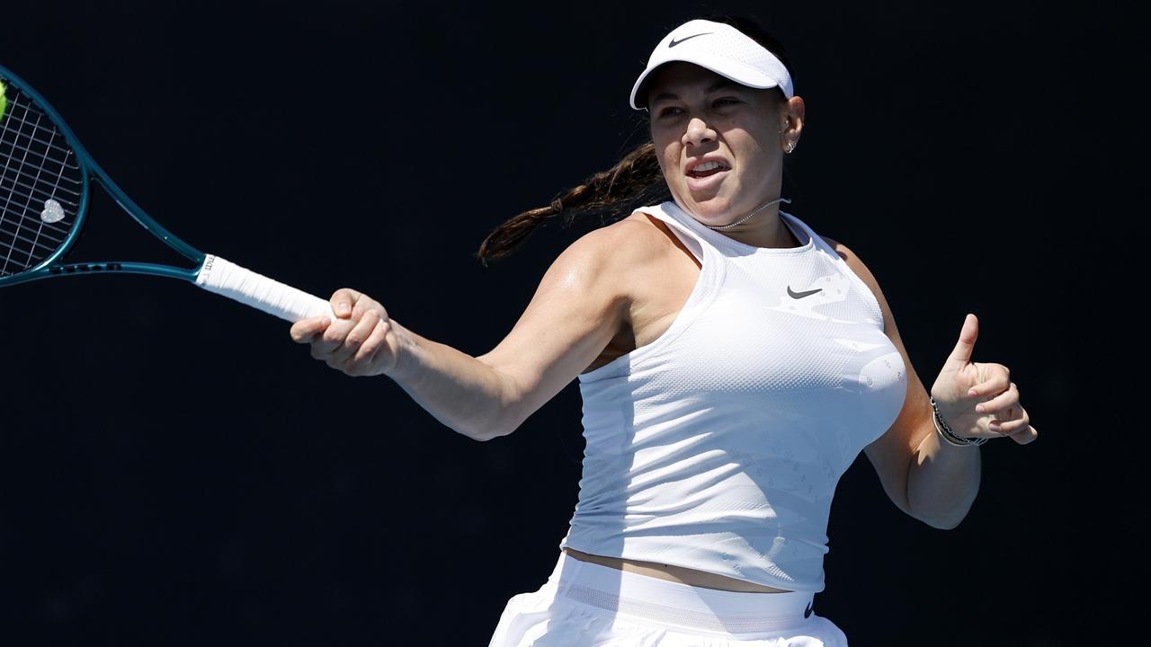 1280x720 Australian Open body shame drama plagues Nike's $100m prodigy Amanda Anisimova