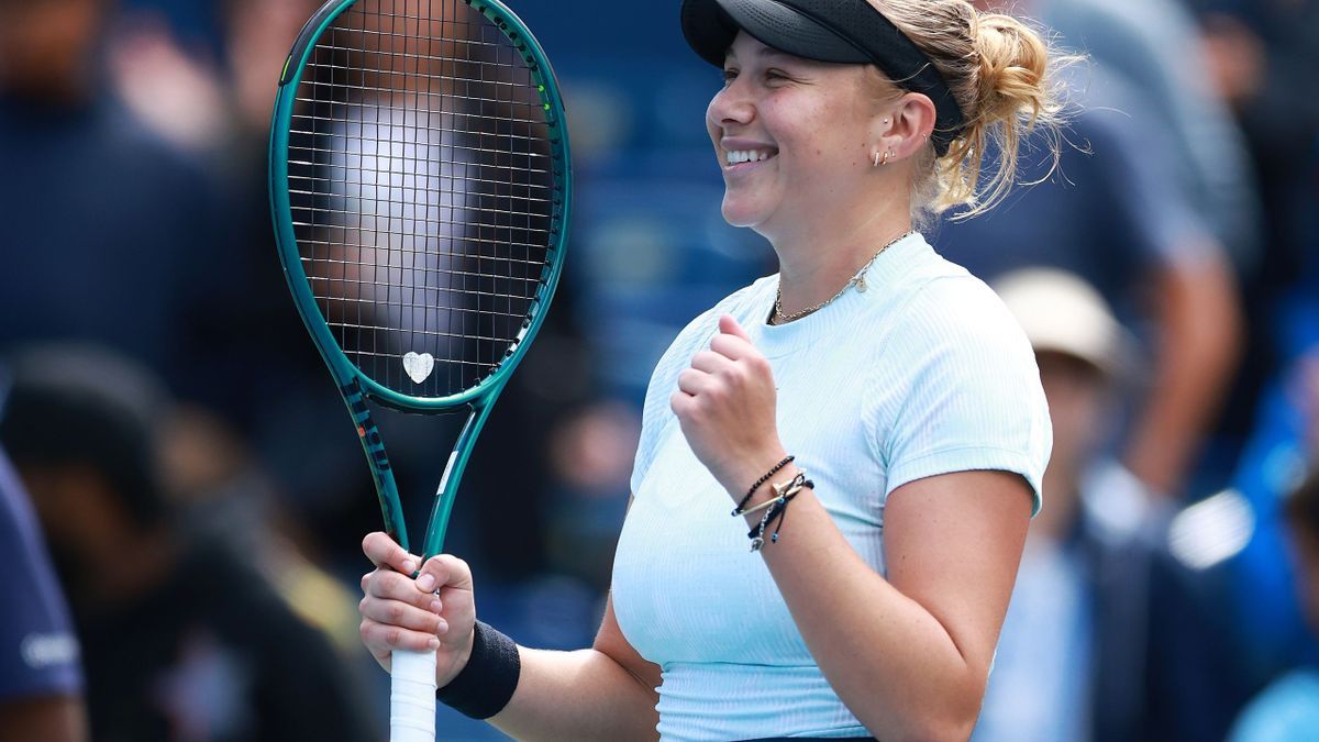 1200x675 Amanda Anisimova reaches first Masters 1000 final after beating fellow American Emma Navarro in Toronto - 'It's crazy'